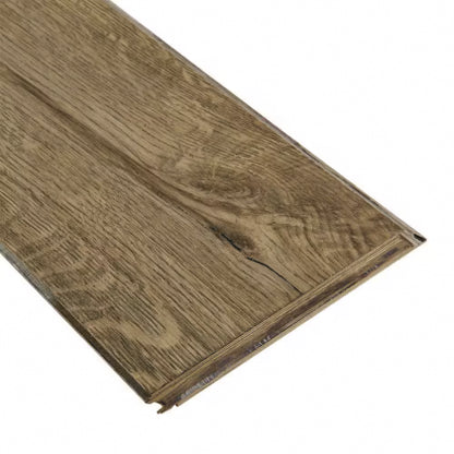 Bruce-Time Honored Light Gray Oak 3/8 in. T x 7.3 in. W Click Lock Wire Brushed Engineered Hardwood Flooring (32.6 sq.ft./ctn)