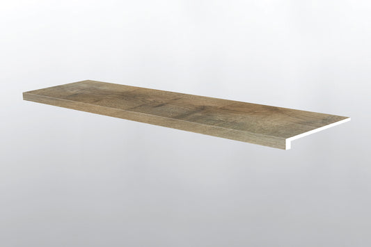 MSI Maracay Brown 1.25 in. T x 47.25 in. L x 12 in. W Vinyl Stair Tread Eased Edge Molding for Luxury Vinyl Flooring