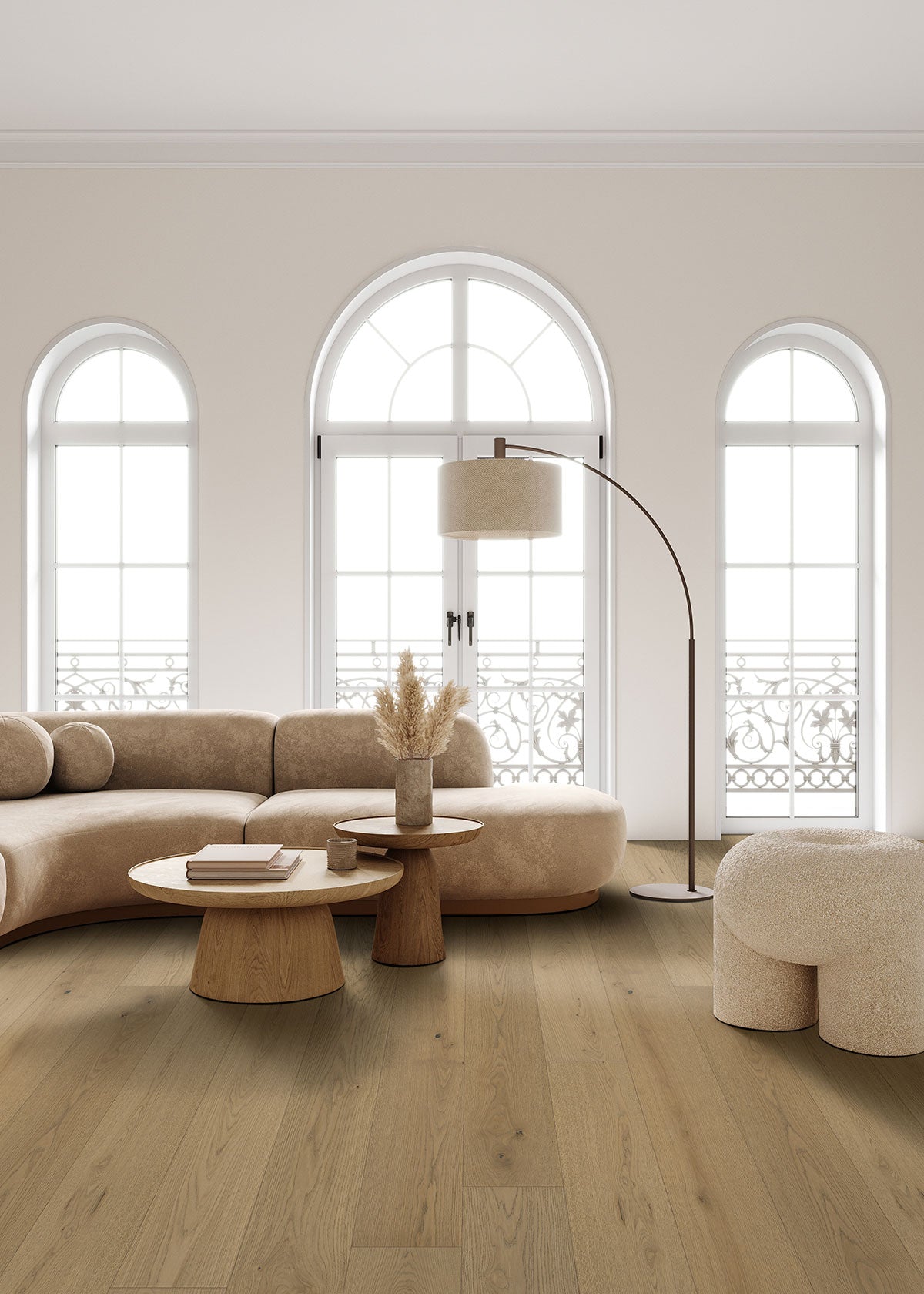 MSI McCarran Adriel Oak 9.5 in. x 86 in. 5/8 in. Thickness 4mm Veneer Engineered Hardwood Flooring