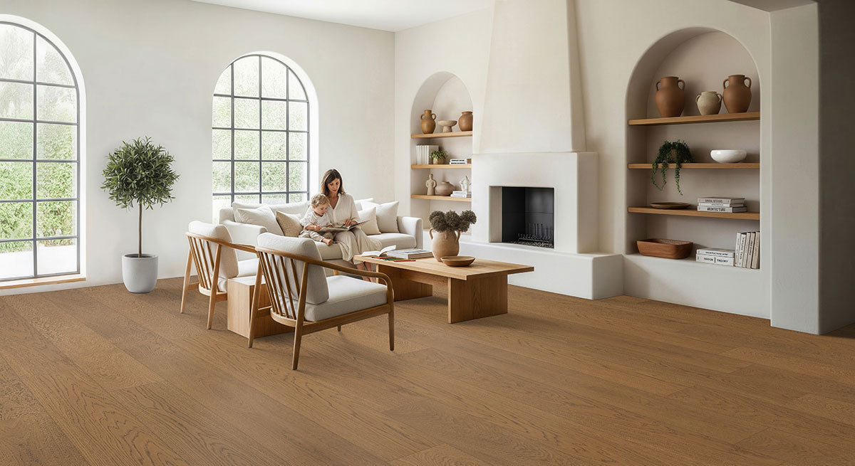 MSI McCarran Reserve Adriel Oak 9.5 in. x 86 in. 5/8 in. Thickness 4mm Veneer Engineered Hardwood Flooring