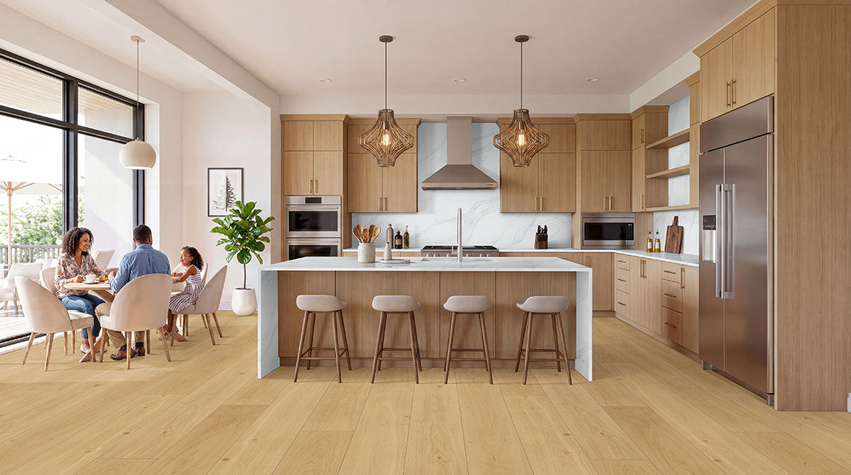 MSI McCarran Reserve Tualatin Blonde 9.5 in. x 86 in. 5/8 in. Thickness 4mm Veneer Engineered Hardwood Flooring