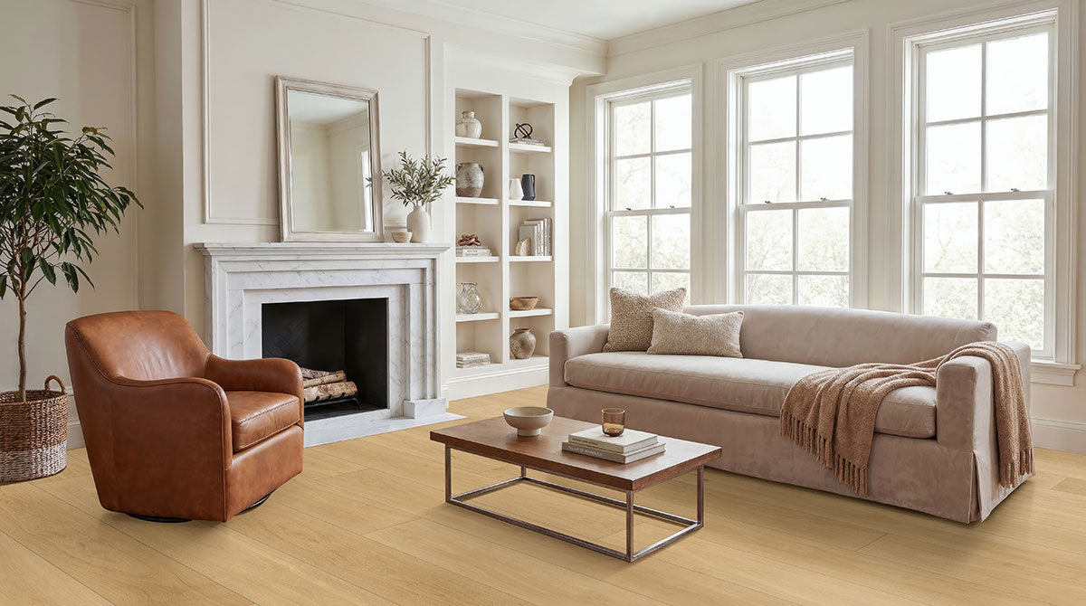 MSI McCarran Reserve Tualatin Blonde 9.5 in. x 86 in. 5/8 in. Thickness 4mm Veneer Engineered Hardwood Flooring