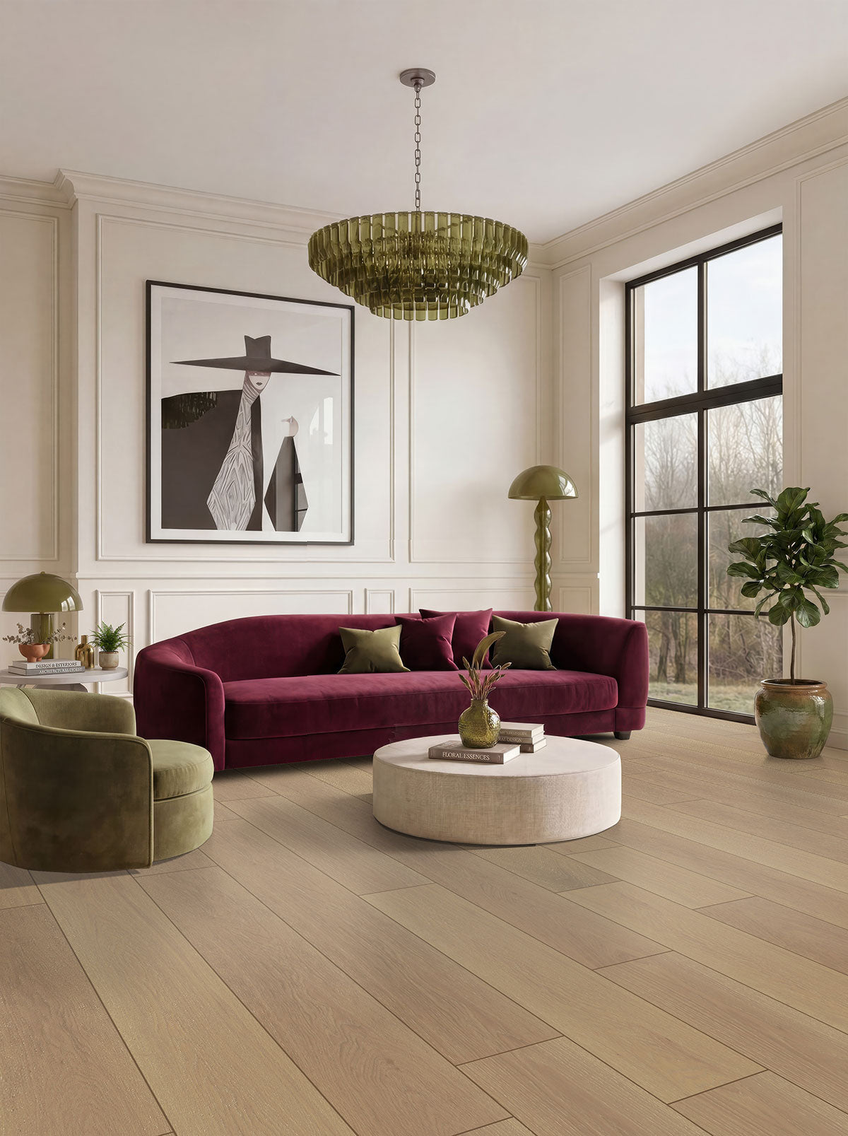 MSI McCarran Reserve Whitlock 9.5 in. x 86 in. 5/8 in. Thickness 4mm Veneer Engineered Hardwood Flooring