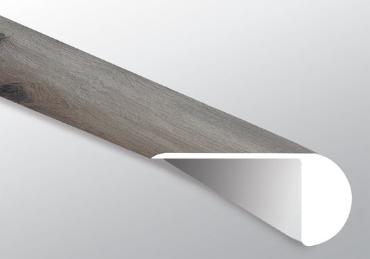 MSI Midnight Maple 1.03 in. T x 94 in. L x 2.23 in. W Vinyl Overlapping Stair Nose Molding for Luxury Vinyl Flooring
