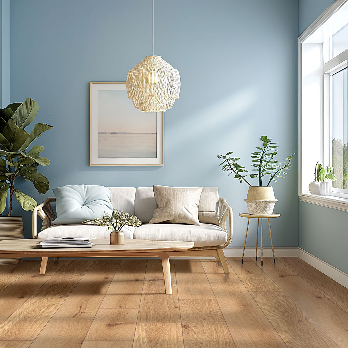 MSI McCarran-Montevideo Oak Engineered Hardwood 9.5"W X 86"L 5/8 Thickness 4MM Veneer (34.1sqft/Box)