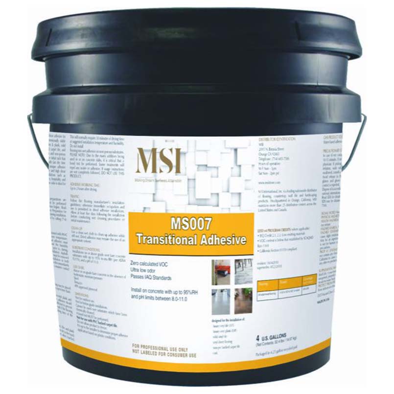 MSI MS007 Multi-Use LVT Adhesive – 4 Gallon Pail