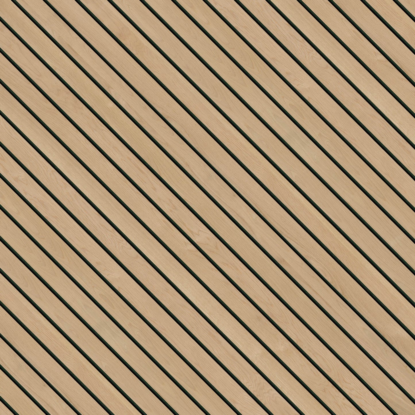 MSI-NATURAL MACRO 94.5 In. x 9.5 In. 3D Fluted Wood Slat Acoustic Sound Absorbing Wall Paneling (Set of 4)