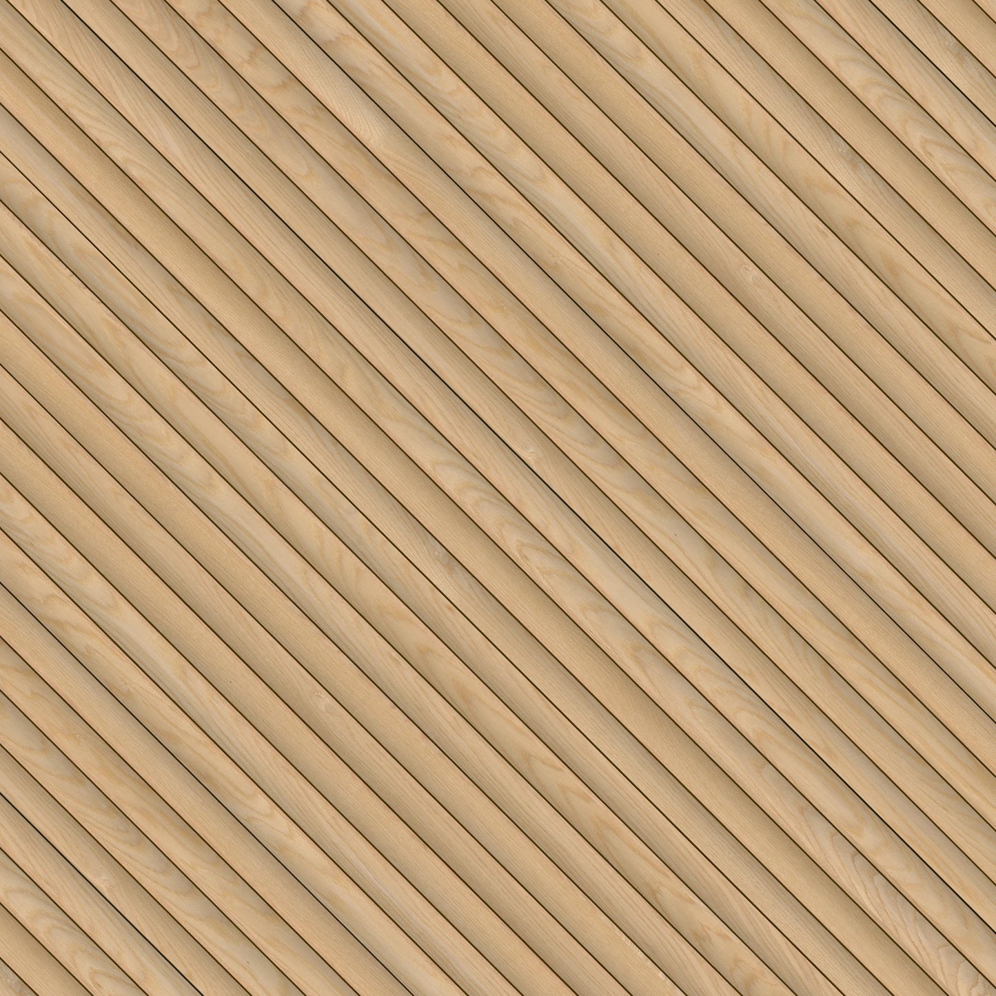 MSI-NATURAL REEDED 94.5 In. x 9.5 In. 3D Fluted Wood Slat Acoustic Sound Absorbing Wall Paneling (Set of 4)