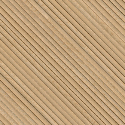 MSI-NATURAL REEDED 94.5 In. x 9.5 In. 3D Fluted Wood Slat Acoustic Sound Absorbing Wall Paneling (Set of 4)