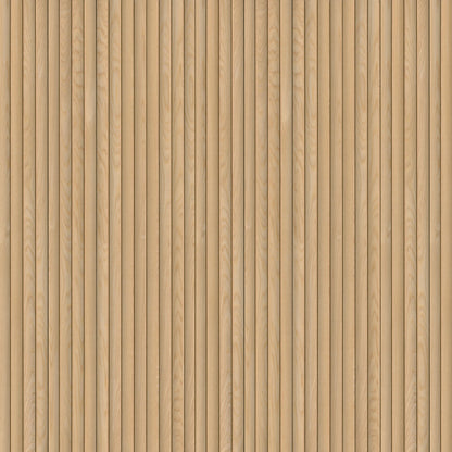 MSI-NATURAL REEDED 94.5 In. x 9.5 In. 3D Fluted Wood Slat Acoustic Sound Absorbing Wall Paneling (Set of 4)