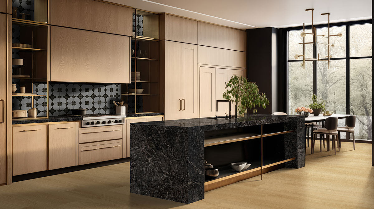 MSI Nove Plus Bayside Buff 9 in. x 48 in. 2mm Glue Down Luxury Vinyl Plank Flooring, Waterproof, 12 MIL Wear Layer