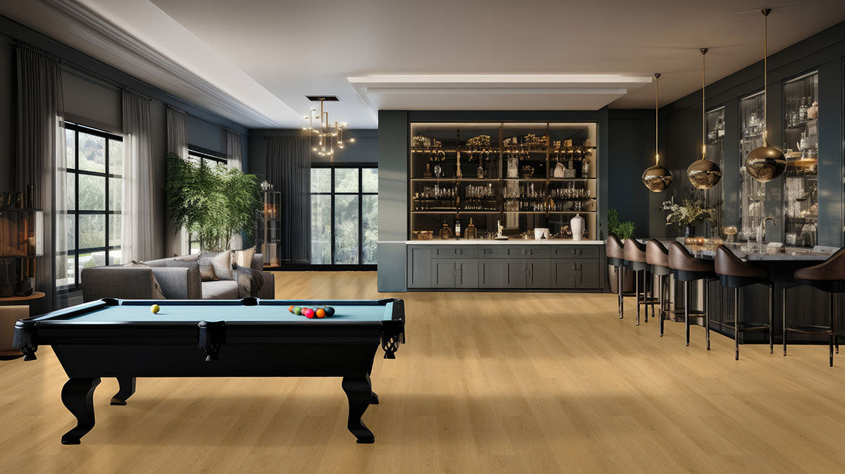 MSI Nove Reserve Selbourne 9 in. x 48 in. 2.5mm Glue Down Luxury Vinyl Plank Flooring, Waterproof, 22 MIL Wear Layer