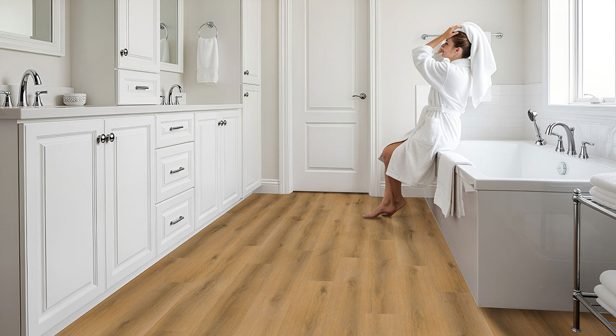 MSI Nove Scandi 9 in. x 48 in. 2mm Glue Down Luxury Vinyl Plank Flooring, Waterproof, 6 MIL Wear Layer