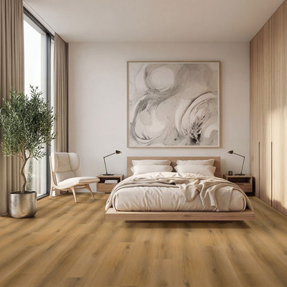 MSI Nove Scandi 9 in. x 48 in. 2mm Glue Down Luxury Vinyl Plank Flooring, Waterproof, 6 MIL Wear Layer