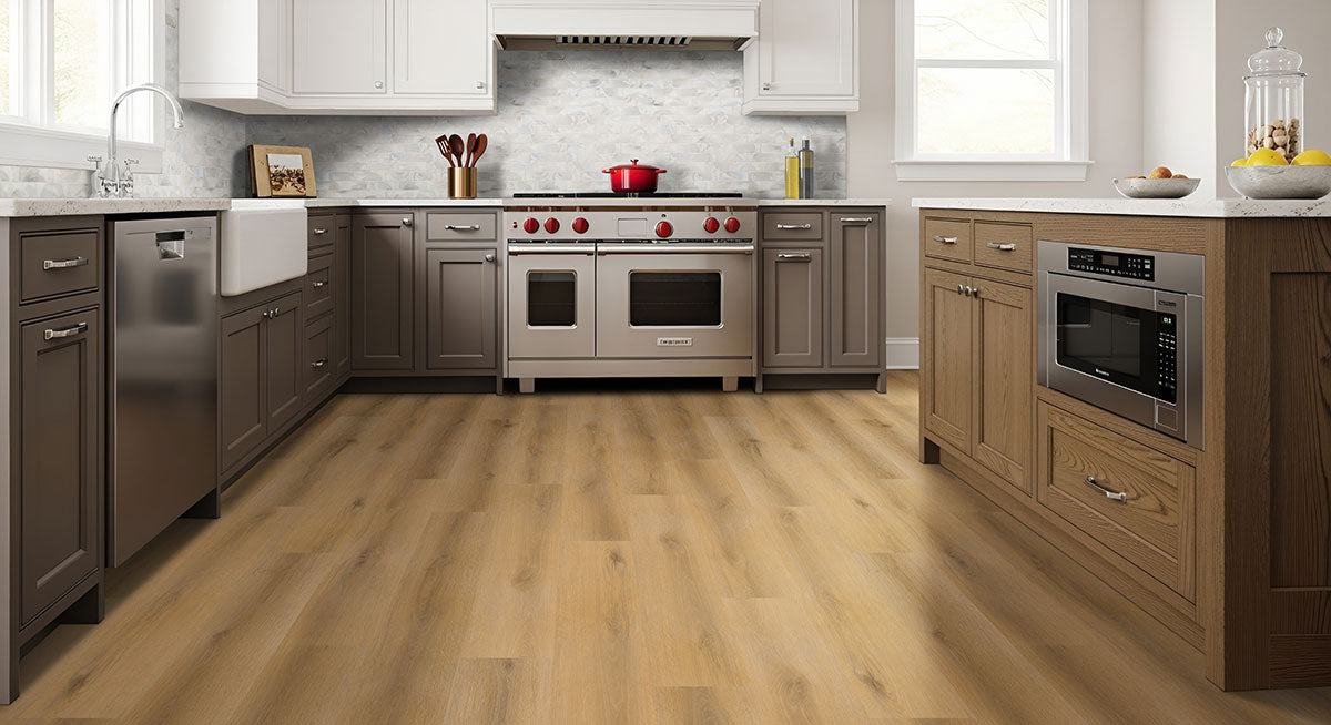 MSI Nove Scandi 9 in. x 48 in. 2mm Glue Down Luxury Vinyl Plank Flooring, Waterproof, 6 MIL Wear Layer