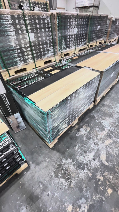 Montclair-Durban Oak 6.5MM 22MIL Ceramic Coating 7" X 48" Click Lock Waterproof Luxury Vinyl Plank Flooring (19.16sqft/Box)