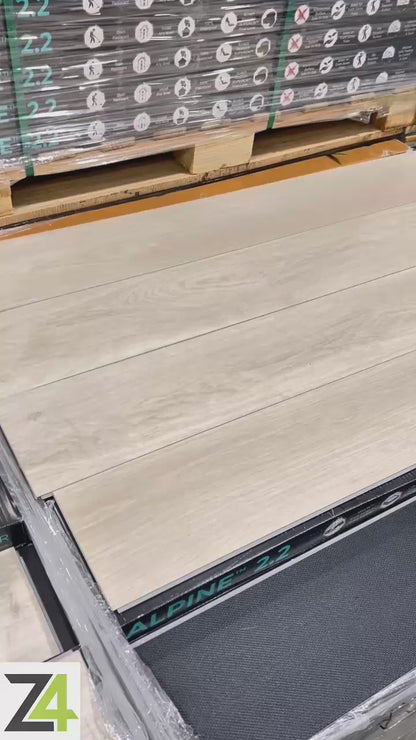 Alpine-Osage Oak 5MM 22MIL 7" X 48" Click Lock Waterproof Luxury Vinyl Plank Flooring (23.95sqft/Box)