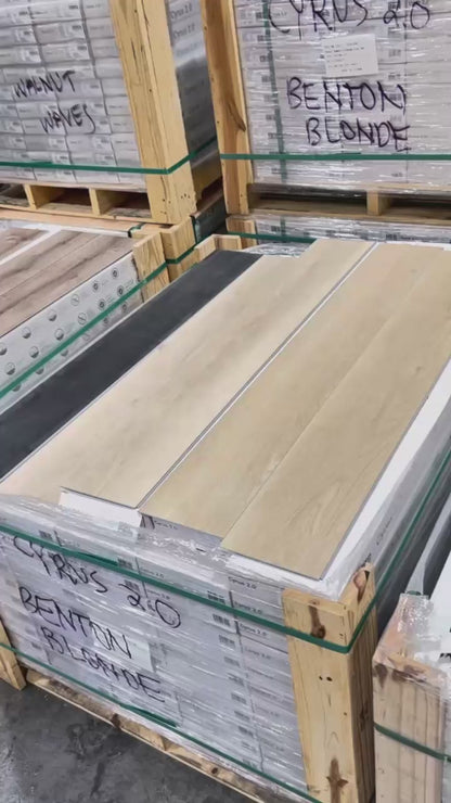 MSI-Cyrus 2.0 Benton Blonde  5MM 20MIL 7" X 48" Click Lock Waterproof Luxury Vinyl Plank Flooring (23.77sqft/Box)
