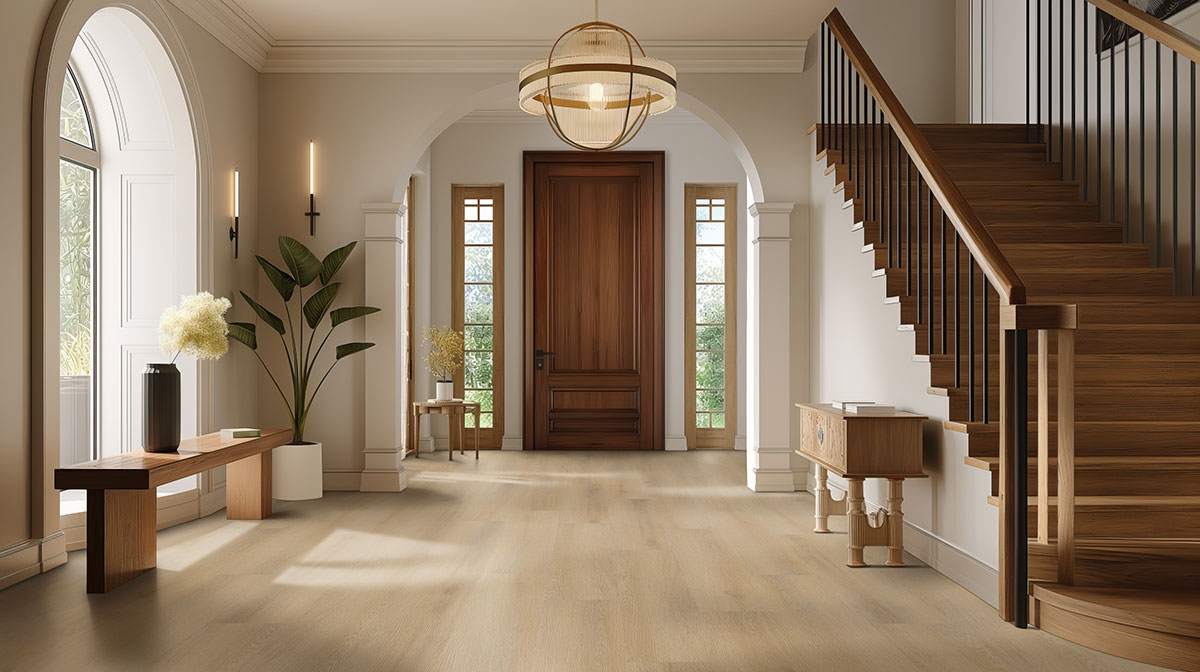 MSI Studio Quillian 9 in. x 48 in. 9mm Rigid Core Luxury Vinyl Plank Flooring, Waterproof, 30 MIL Wear Layer