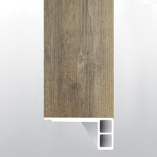 MSI Maracay Brown 0.75 in. T x 94 in. L x 2.75 in. W Vinyl Flush Stair Nose Eased Edge Molding for Luxury Vinyl Flooring