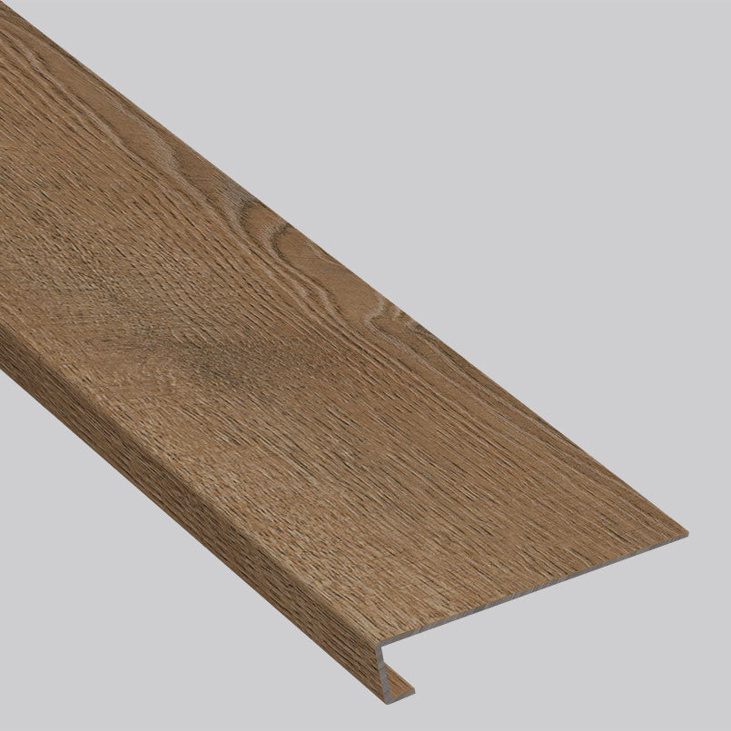 MSI Roghan 1.25 in. T x 47.25 in. L x 12 in. W Vinyl Stair Tread Eased Edge Molding for Luxury Vinyl Flooring Wrapped