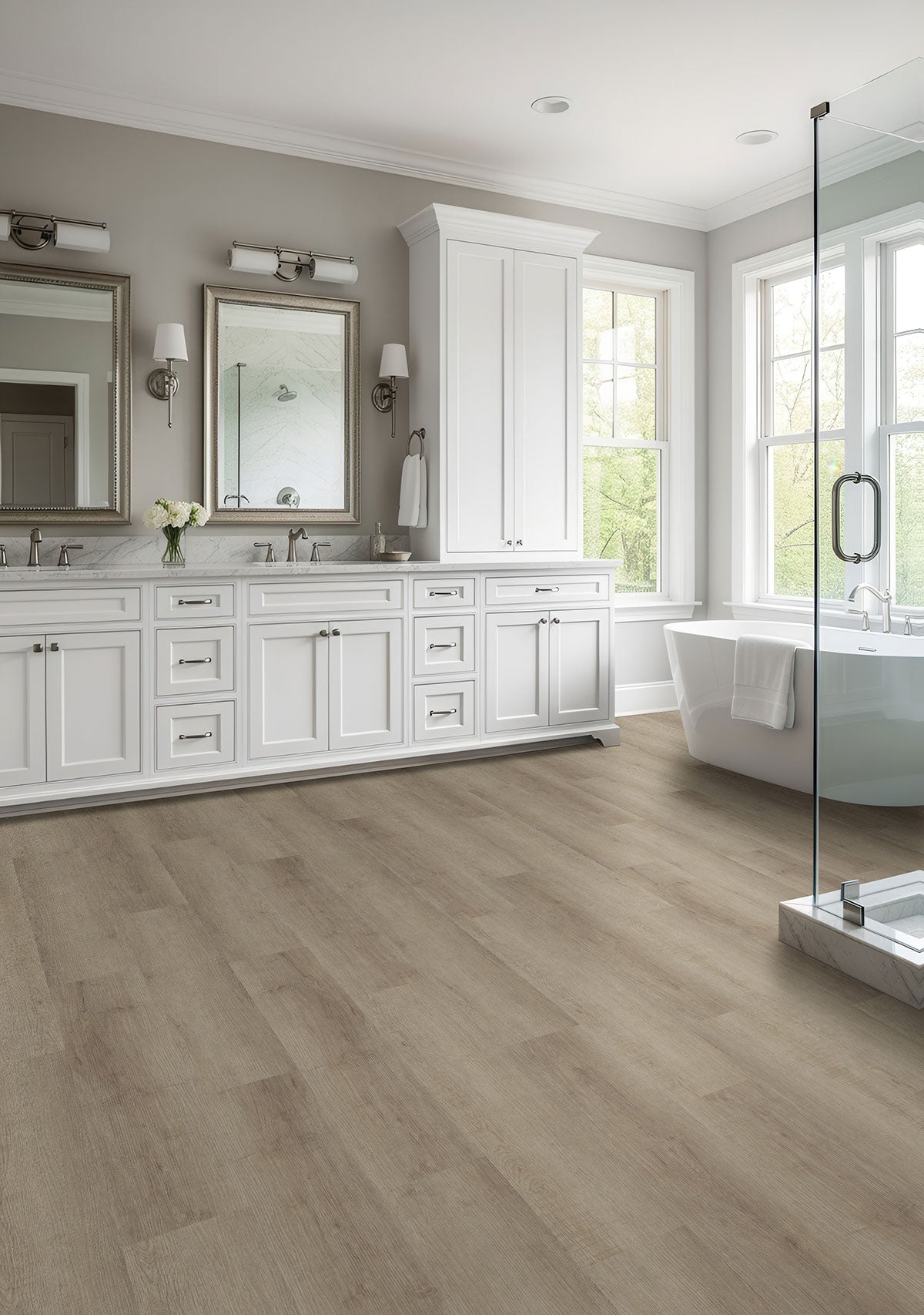 MSI Laurel Reserve Saddle Wood 9 in. x 48 in. 8mm Rigid Core Luxury Vinyl Plank Flooring, 22 MIL Wear Layer