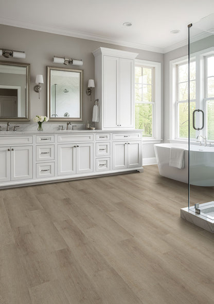 MSI Laurel Reserve Saddle Wood 9 in. x 48 in. 8mm Rigid Core Luxury Vinyl Plank Flooring, 22 MIL Wear Layer