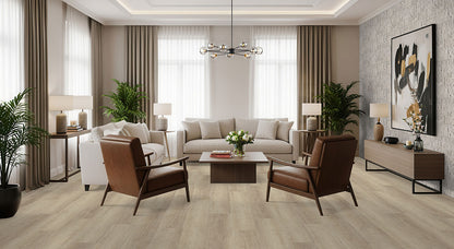 MSI Laurel Saddle Wood 9 in. x 48 in. 5mm Rigid Core Luxury Vinyl Plank Flooring, 20 MIL Wear Layer