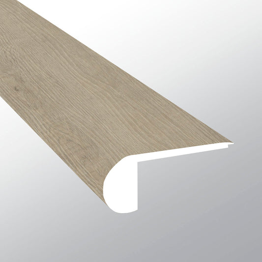 MSI Saddle Wood 0.75 in. T x 94 in. L x 2.75 in. W Vinyl Flush Stair Nose Molding for Luxury Vinyl Flooring
