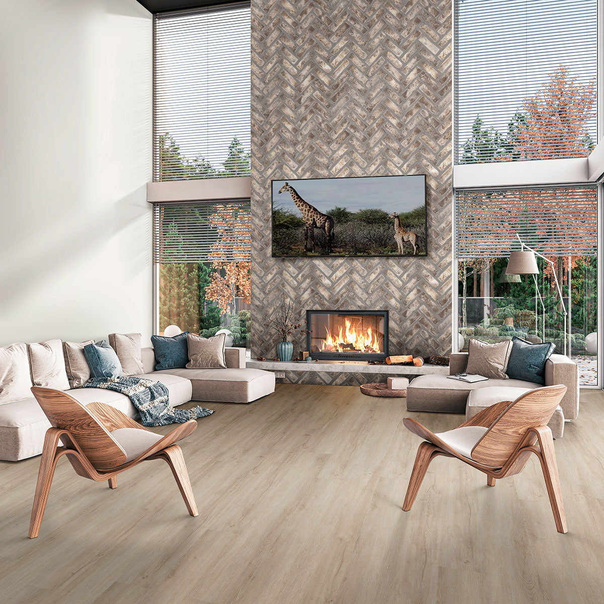 MSI Cyrus Sandino 7 in. x 48 in. 5mm Rigid Core Luxury Vinyl Plank Flooring, Click Lock, Waterproof, 12 MIL Wear Layer