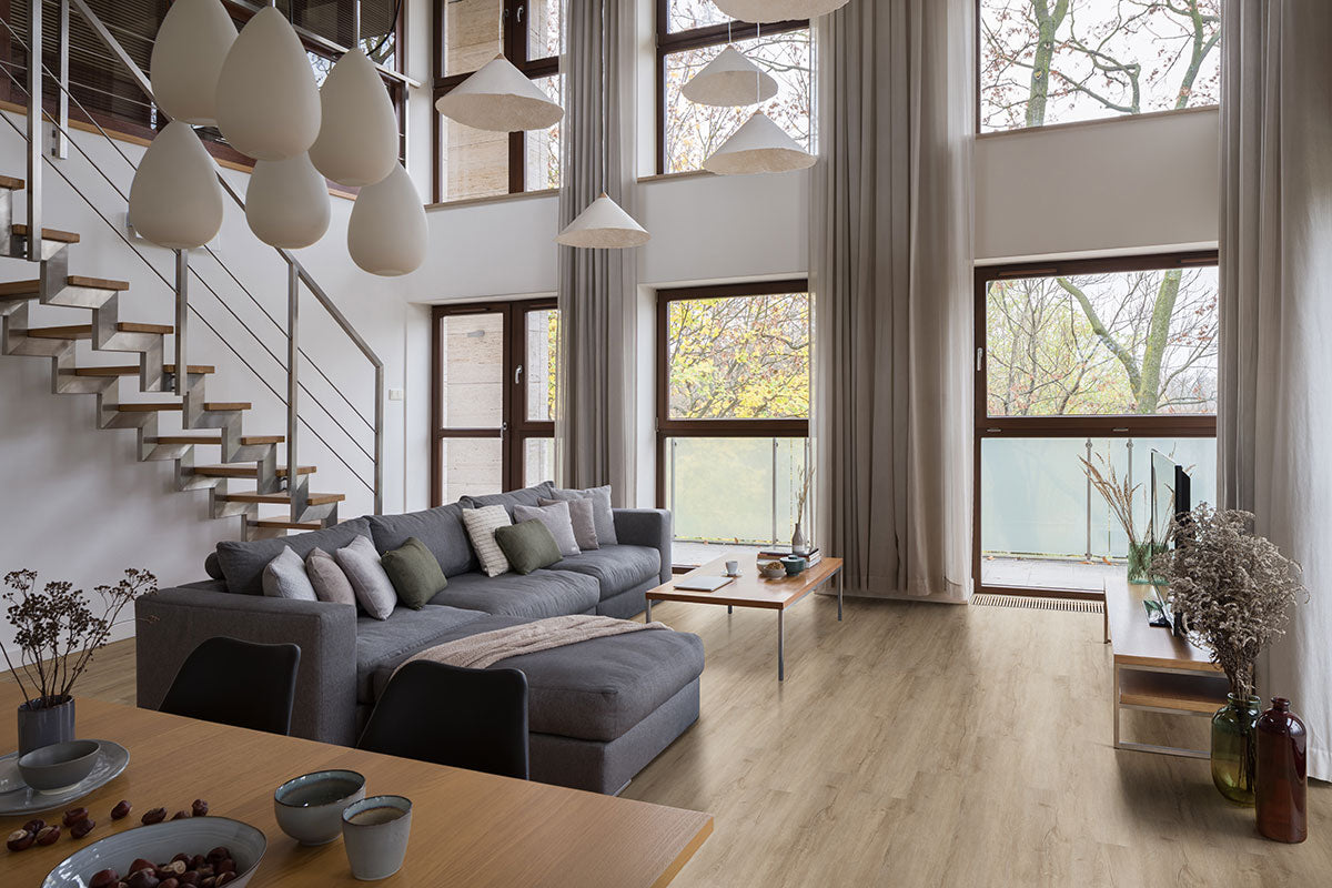 MSI Cyrus Sandino 7 in. x 48 in. 5mm Rigid Core Luxury Vinyl Plank Flooring, Click Lock, Waterproof, 12 MIL Wear Layer