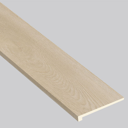 MSI Schertz Oak 1.25 in. T x 47.25 in. L x 12 in. W Vinyl Stair Tread Eased Edge Molding for Luxury Vinyl Flooring