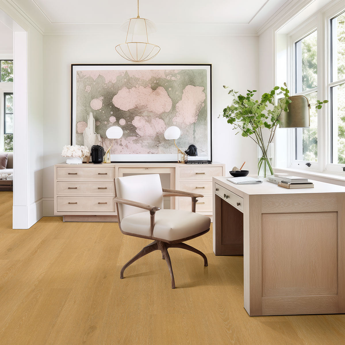 MSI Laurel Selbourne 9 in. x 48 in. 5mm Rigid Core Luxury Vinyl Plank Flooring, Click Lock, 20 MIL Wear Layer