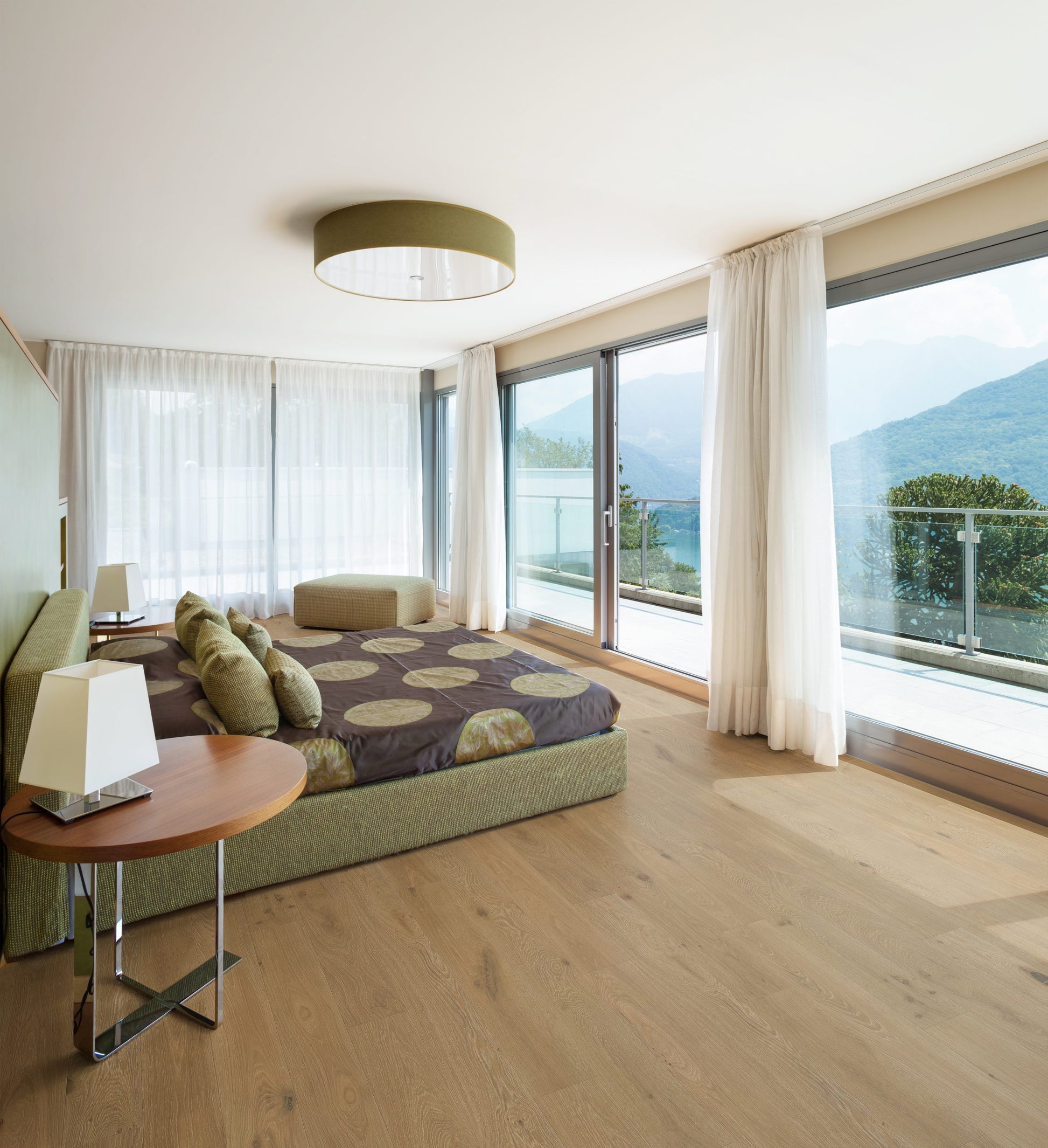 Sandcrest SF-2000A European Oak engineered hardwood flooring by Sky Axis — room scene