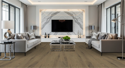 Nordic Oak SF-2003R European Oak engineered hardwood flooring by Sky Reserve — living room visualization