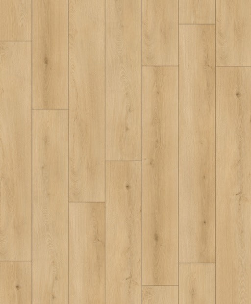SPC KF003-02 honey oak look rigid core vinyl plank flooring - installed pattern