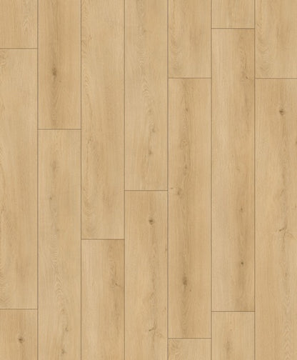 SPC KF003-02 honey oak look rigid core vinyl plank flooring - installed pattern