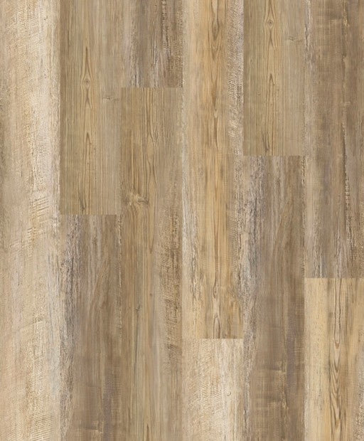 SPC KF020-01 rustic wood look rigid core vinyl plank flooring - installed pattern