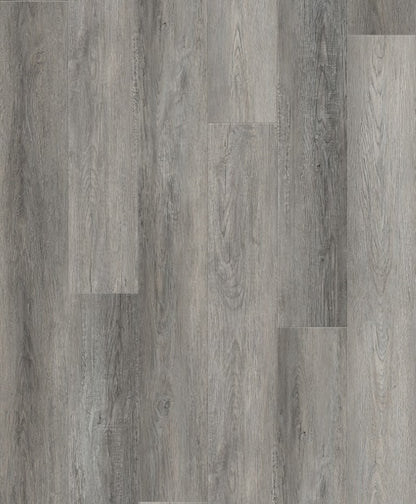 SPC KF023-02 gray oak look rigid core vinyl plank flooring - installed pattern