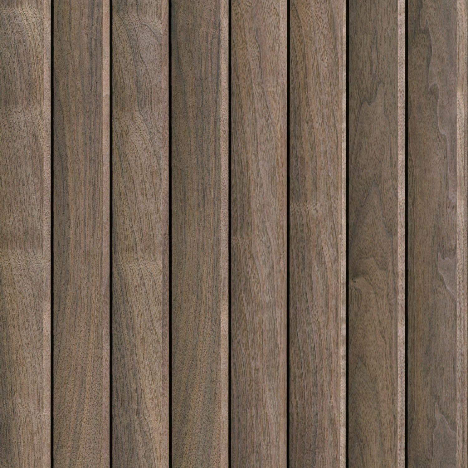 MSI Tawny Reeded fluted acoustic wood slat wall panel — full panel set of 4
