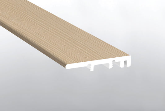 MSI Millhaven 0.63 in. T x 78 in. L x 2 in. W Vinyl End Cap Molding for Luxury Vinyl Flooring