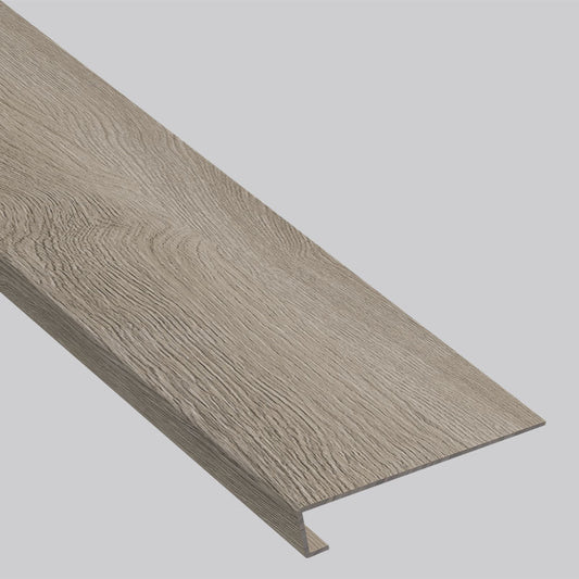 MSI Wixom Valley 1.25 in. T x 47.25 in. L x 12 in. W Vinyl Stair Tread Eased Edge Molding for Luxury Vinyl Flooring Wrapped