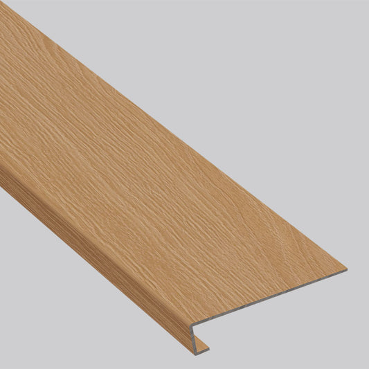 MSI Wallingford Blonde 1.25 in. T x 47.25 in. L x 12 in. W Vinyl Stair Tread Eased Edge Molding for Luxury Vinyl Flooring Wrapped