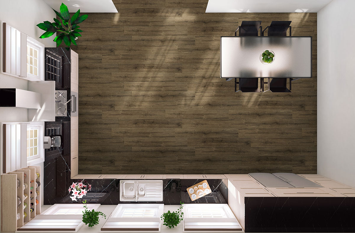 MSI-Prescott Wallnut Waves 6.5MM  20MIL 7" X 48" Click Lock Waterproof Luxury Vinyl Plank Flooring (19.02sqft/Box) (Copy)