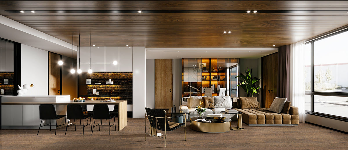 MSI McCarran-Wayland Engineered Hardwood 9.5"W X 86"L 5/8 Thickness 4MM Veneer (34.1sqft/Box)