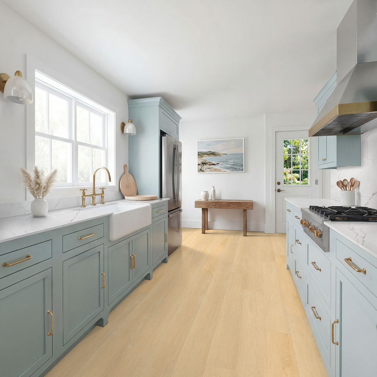 MSI Wayne Parc Mellshire 9 in. x 60 in. 10mm Rigid Core Luxury Vinyl Plank Flooring, Click Lock, Waterproof, 22 MIL Wear Layer