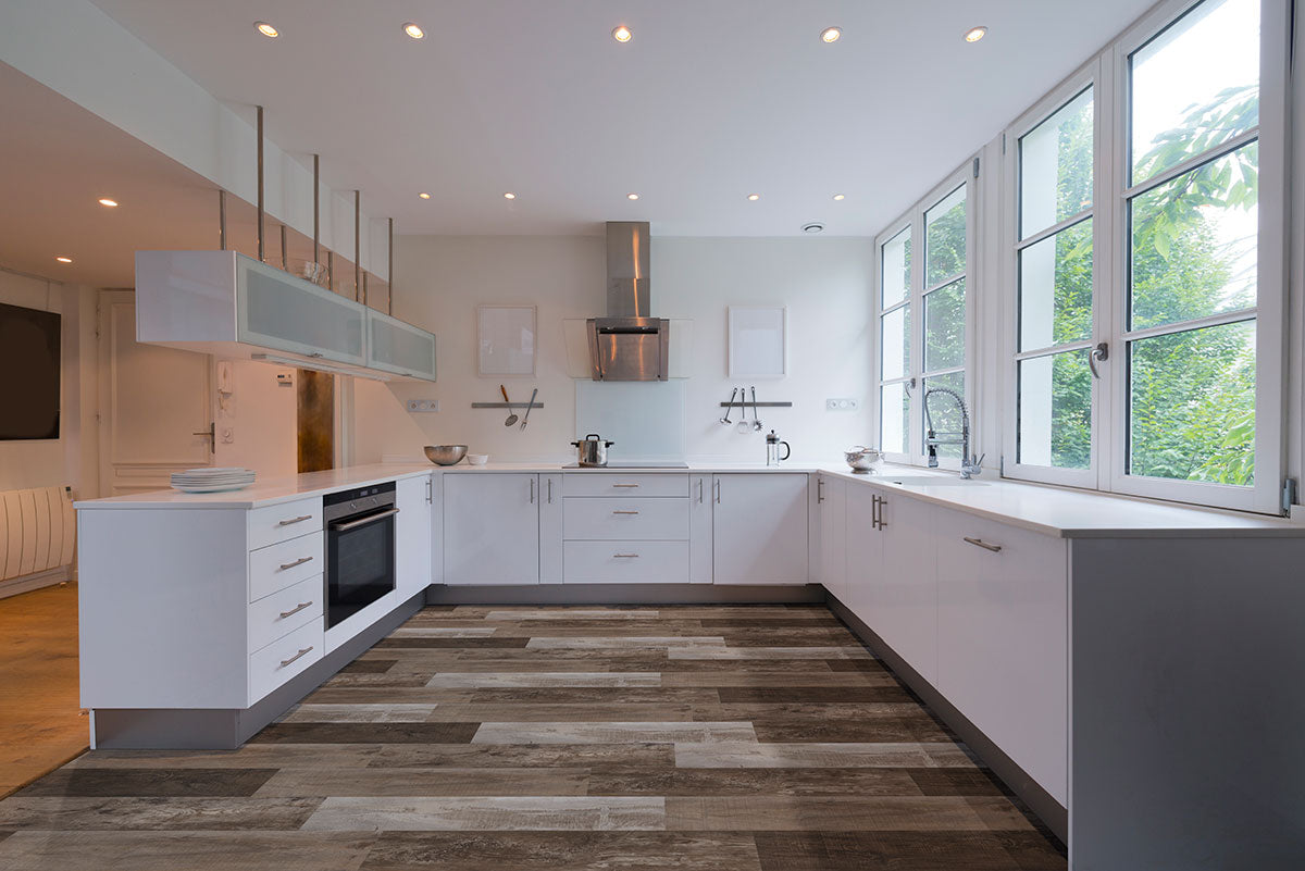 MSI Cyrus Weathered Brina 7 in. x 48 in. 5mm Rigid Core Luxury Vinyl Plank Flooring, Click Lock, Waterproof, 12 MIL Wear Layer