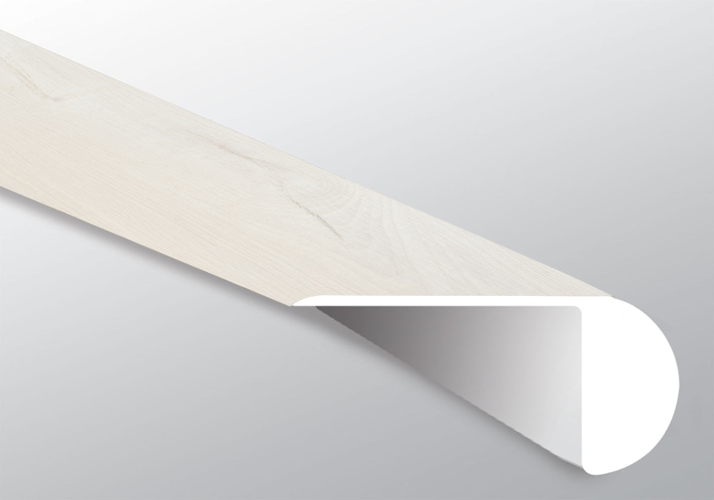 MSI Whitby White Overlapping Stair Nose 2.23"x1.03"x94"