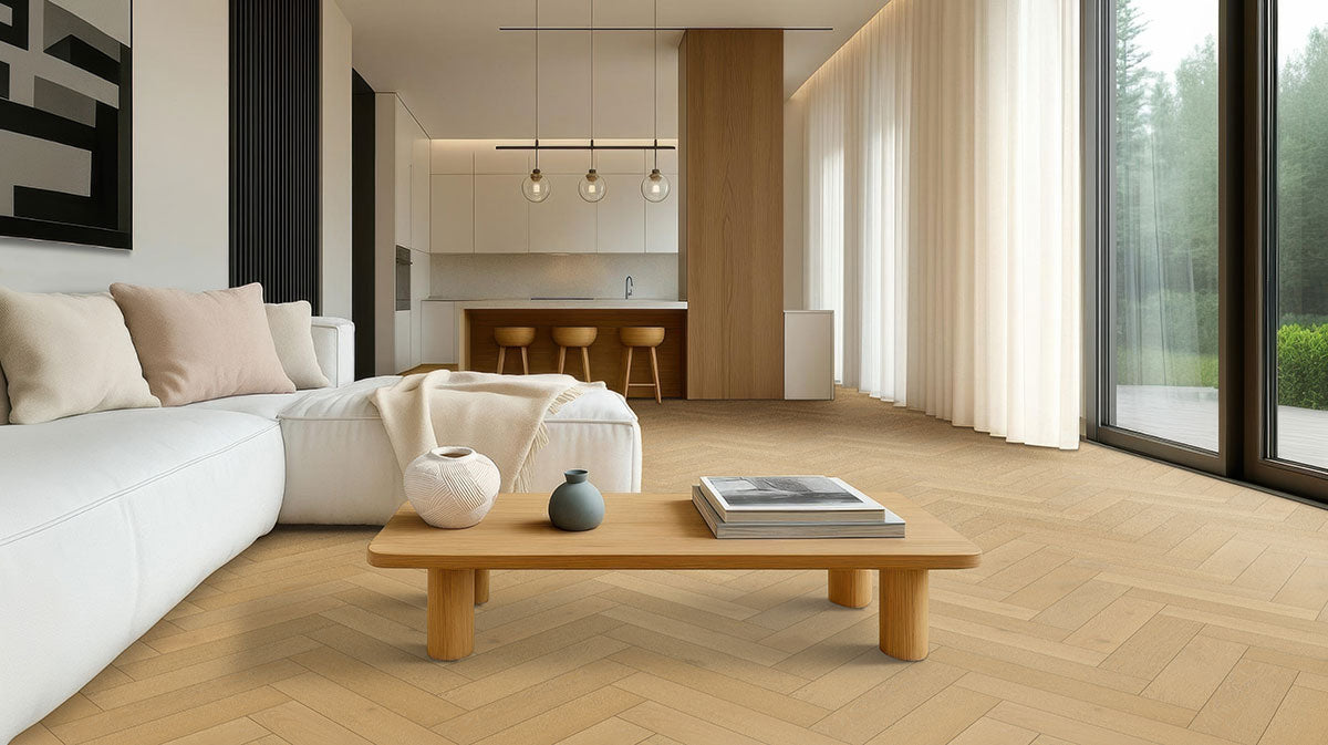 MSI McCarran-Whitlock Herringbone Engineered Hardwood 5"W X 24"L 5/8 Thickness 4MM Veneer (15.5sqft/Box)