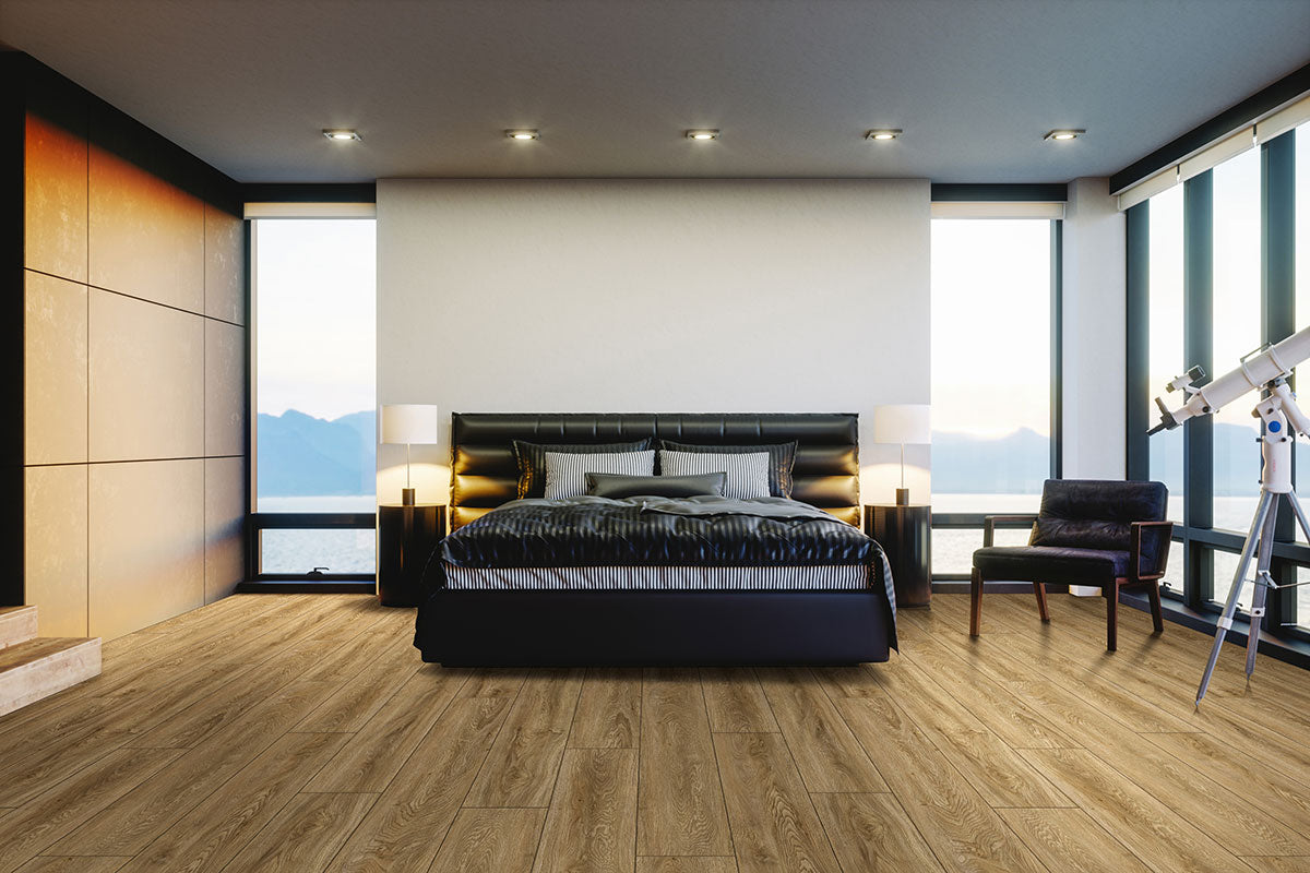 MSI XL Ashton Colston Park 9 in. x 60 in. 4.4mm Rigid Core Luxury Vinyl Plank Flooring, Click Lock, Waterproof, 6 MIL Wear Layer